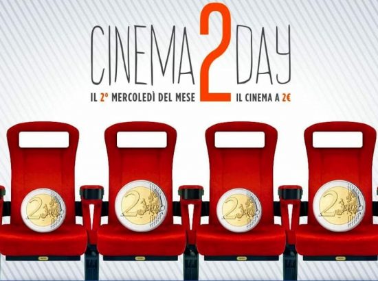 Cinema2Day, da oggi si va al cinema con 2 euro ogni secondo mercoledì del mese